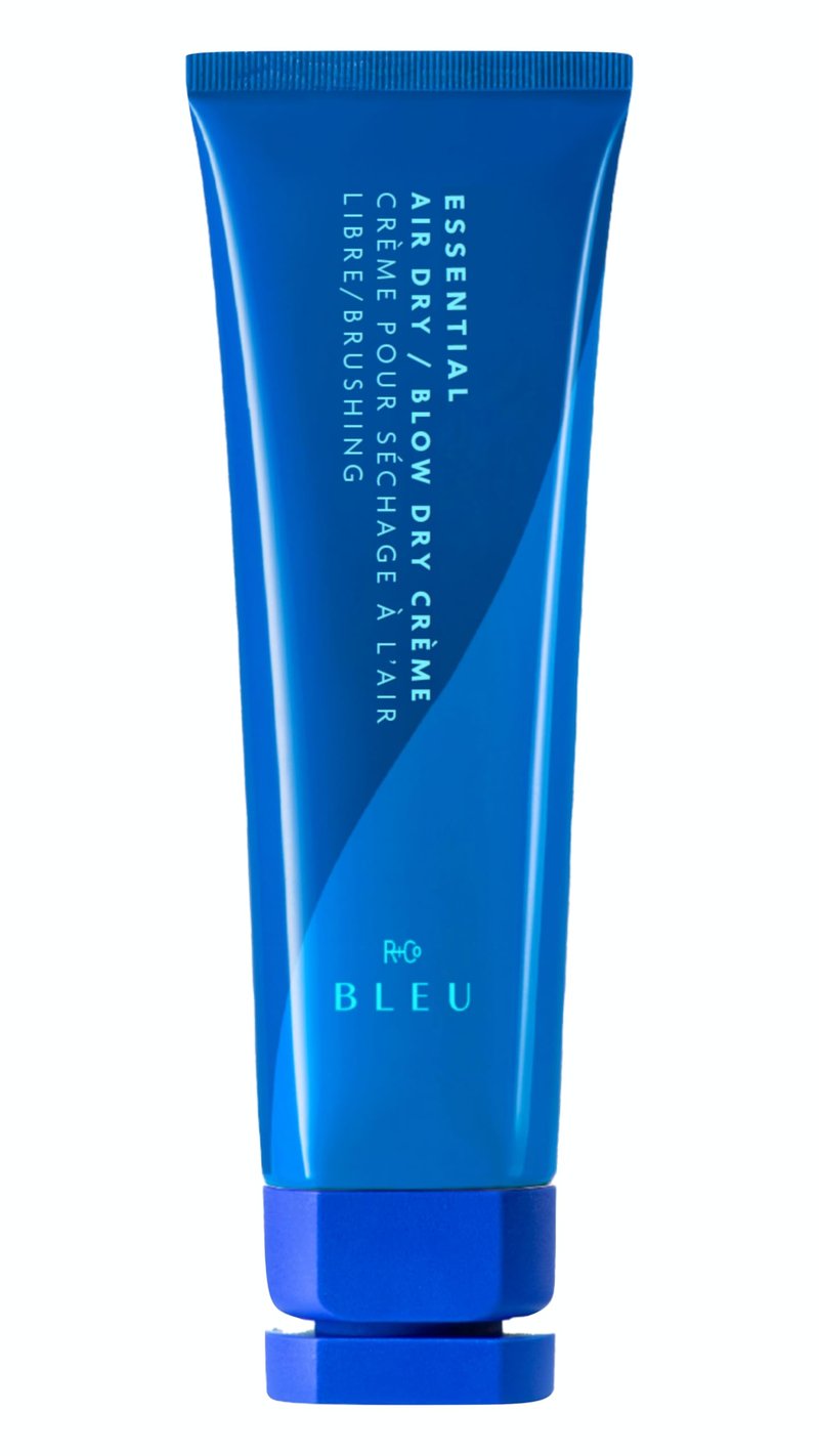 R+Co BLEU Essential Air Dry Blow Dry Crème – Lightweight Heat Protectant Styling Cream for Frizz Control, Hydration & Shine – Smooths & Detangles for All Hair Types – Paraben-Free – 4.2 oz
