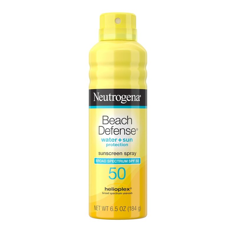 Neutrogena Beach Defense SPF 50 Sunscreen Spray - Lightweight, Fast Absorbing, Oxybenzone Free | 6.5 oz
