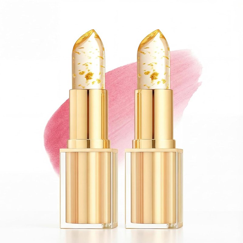 Color Changing Lipstick - 2PCS PH Lipstick Set | Transfer Proof, Long Lasting, Hydrating Balm for Women