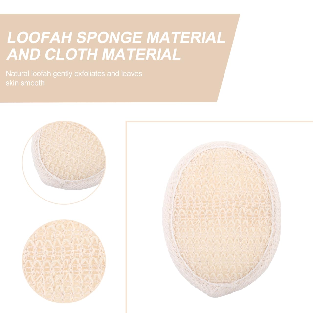 Healifty Disposable Loofah Exfoliating Shower Towel 10-Pack Soft Bath Brush Pads for Home Dorm Spa Body Scrub