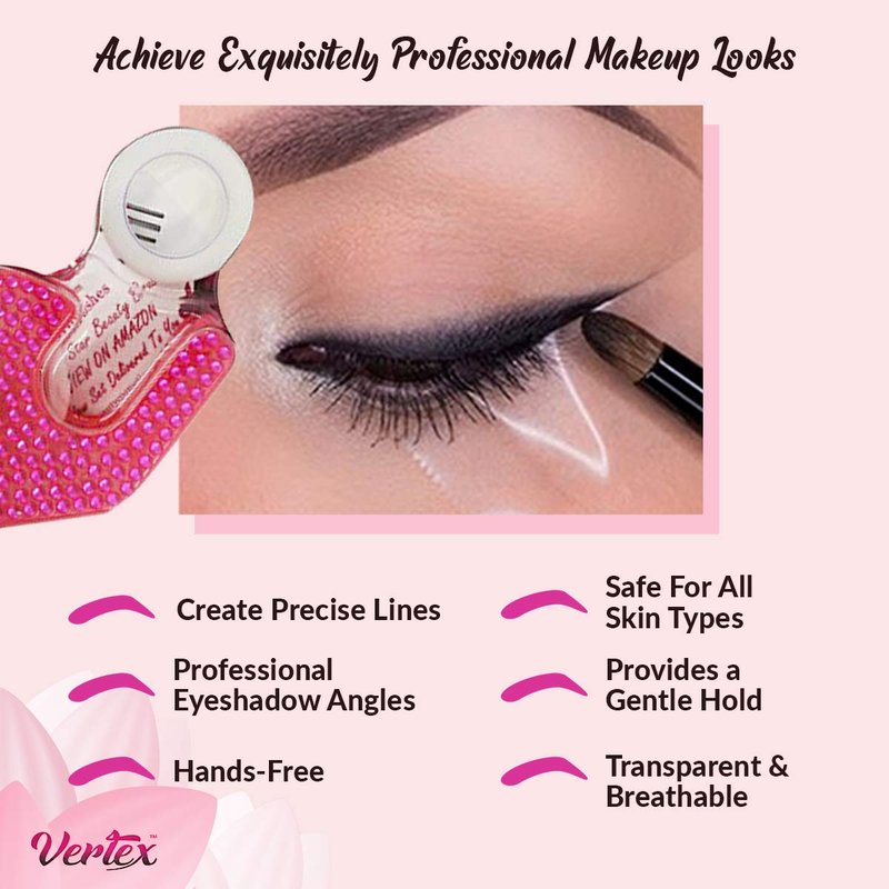 Makeup Tape Eyeliner Stencils - Firm Hold Liquid Liner Wing Tips for Clean Edge Eyeshadow | Beginner-Friendly Tools