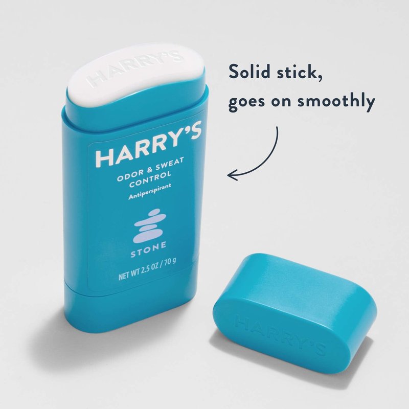 Harry's Deodorant & Antiperspirant - Odor & Sweat Control Antiperspirant for Men - Stone (6 Count)