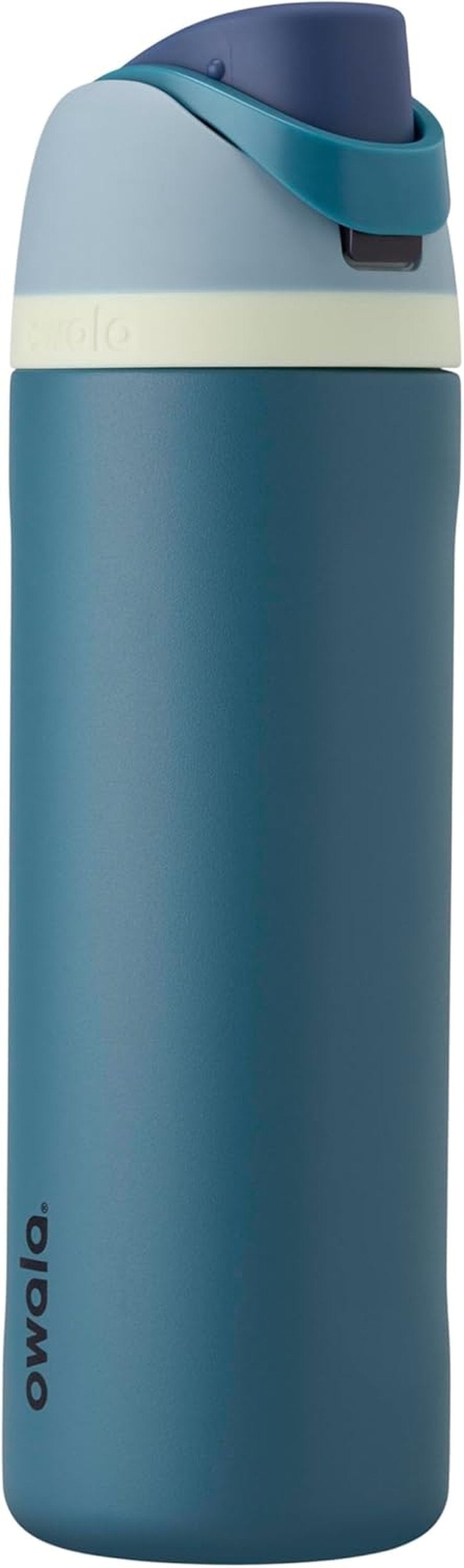 Owala FreeSip Insulated Stainless Steel Water Bottle - BPA-Free, 24 Oz, Denim Color, Perfect for Travel