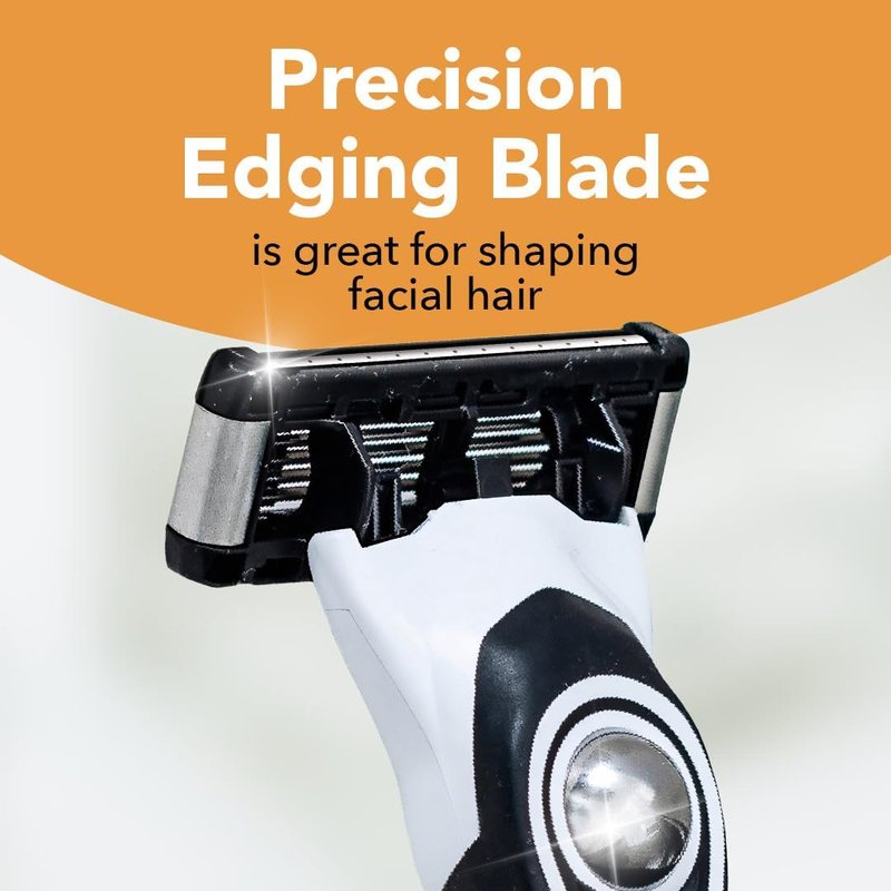 BIC Flex 5 Refillable Razors for Men, Long-Lasting 5 Blade Razors Refills for a Smooth and Comfortable Shave, 12 Razor Cartridges