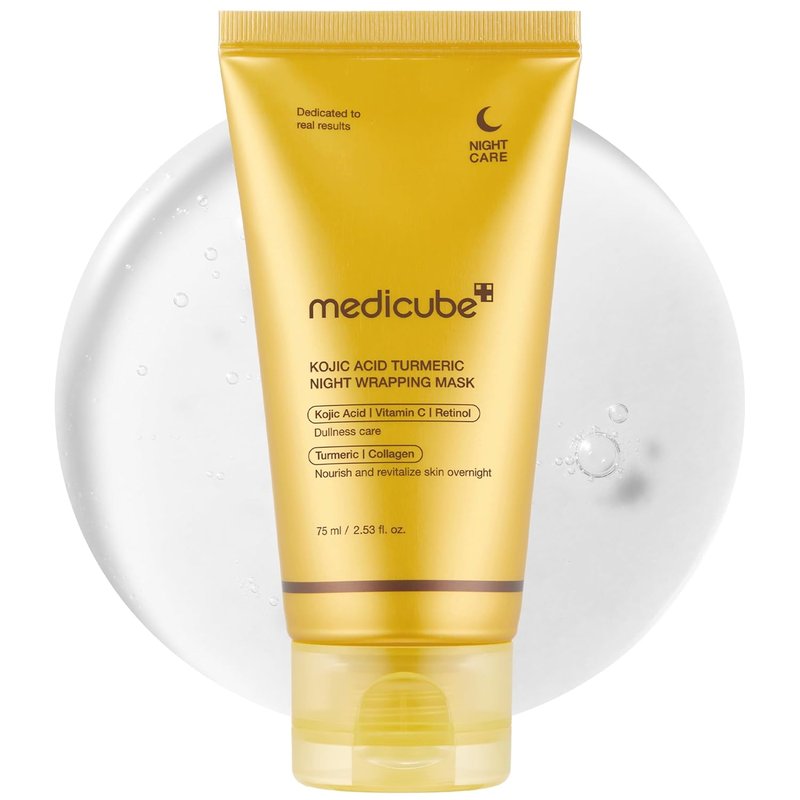 Kojic Acid Turmeric Overnight Peel Off Mask - Brightens & Defends Skin Stress | 2.53 fl. oz.