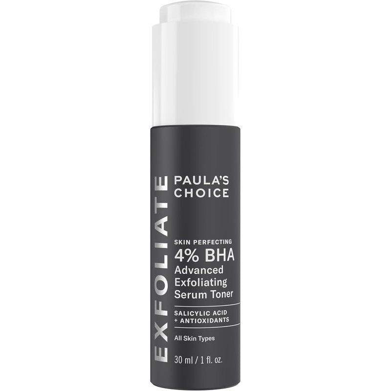 Paula's Choice SKIN PERFECTING 4% BHA Exfoliating Serum - Anti-Aging Facial Toner for Smooth Skin & Pore Minimization, Fragrance-Free