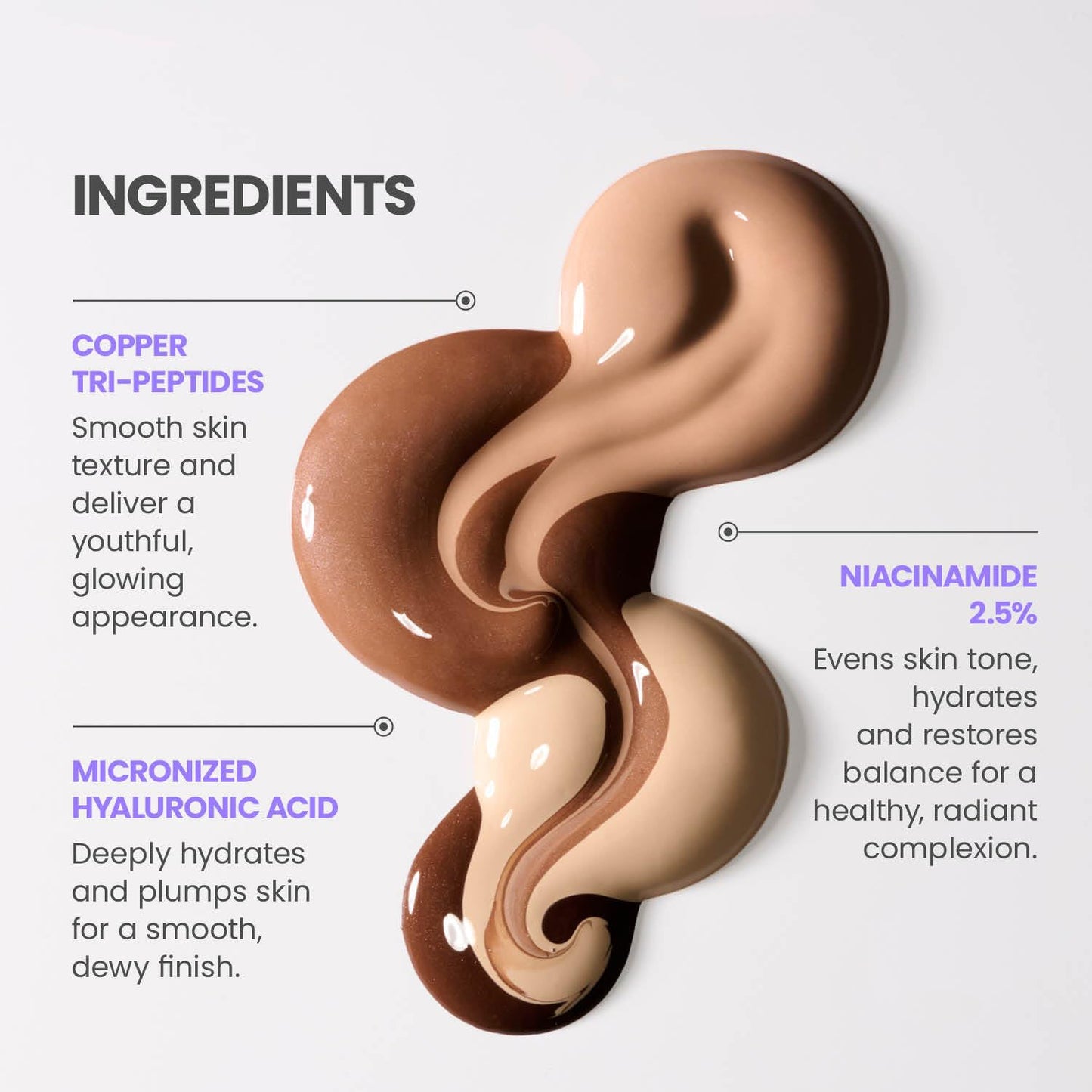 Wonderskin Hyper Bond All-Day Stay Serum Foundation – Waterproof, Transfer-Proof, 24HR Longwear Face Makeup with Niacinamide & Hyaluronic Acid – Lightweight, Natural Finish (Lunar)