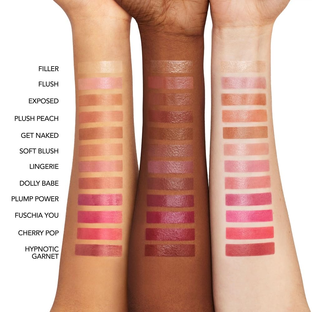 Buxom Plump Shot Peptide-Infused Lip Serum, Lip Plumping Gloss, Formulated with Advanced Peptides, Hyaluronic Acid, Avocado & Jojoba Oil