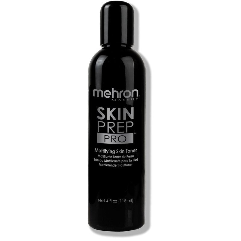 Mehron Makeup Skin Prep Pro Mattifying Skin Toner | Long Lasting Pre-Makeup Primer 4 fl oz (120 ml) | Made in the USA
