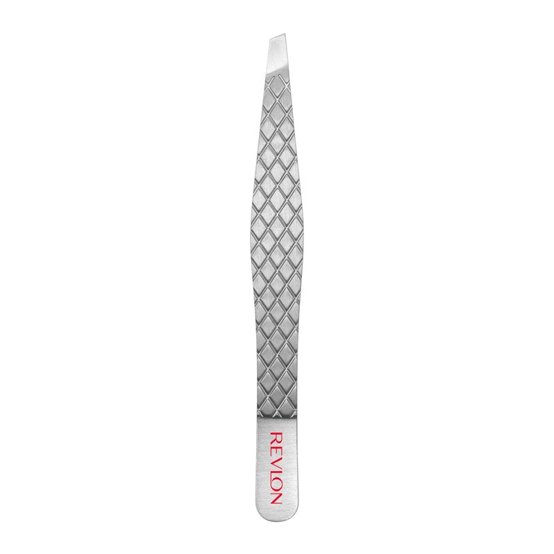 Revlon Ultimate Slant Tweezer, Hand-Finished Ultra-Fine Tips for Precise Hair Removal, Perfect for Tweezing The Tiniest Hairs, Made With Stainless Steel, 1 count