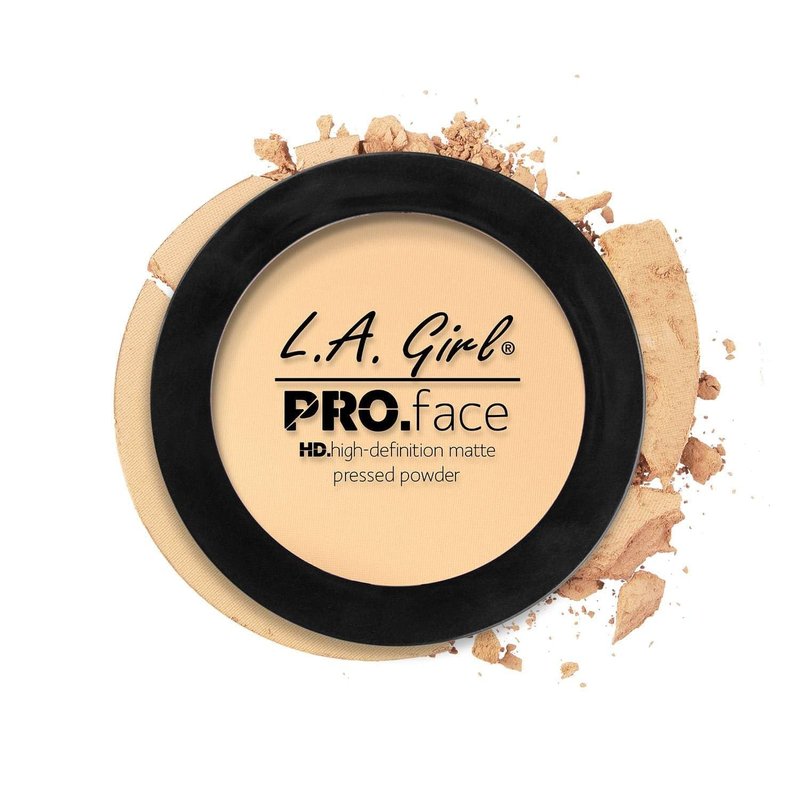 L.A. Girl Pro Face Powder - Nude Beige | Lightweight, Long-Lasting Formula, 0.25 Ounce
