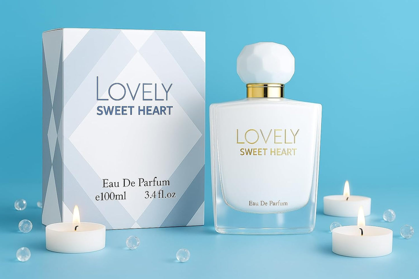 Women's Perfume, Jasmine, Mandarin Orange, Sandalwood Notes, Luxurious Long Lasting Eau de Parfum for Women 100ml (3.4 fl.oz)