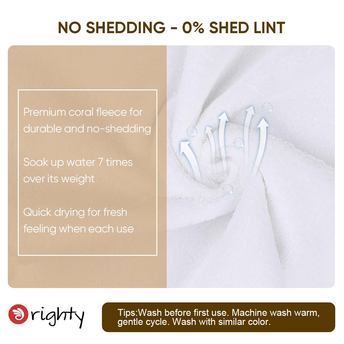 Orighty Ultra Soft Washcloths 12 Pack, Premium Microfiber Towel Sets 12 x 12 inches, Absorbent and Quick Drying Coral Velvet Washcloth, Multi-Purpose Wash Cloths for Bathroom, Hotel, and Gym (White)