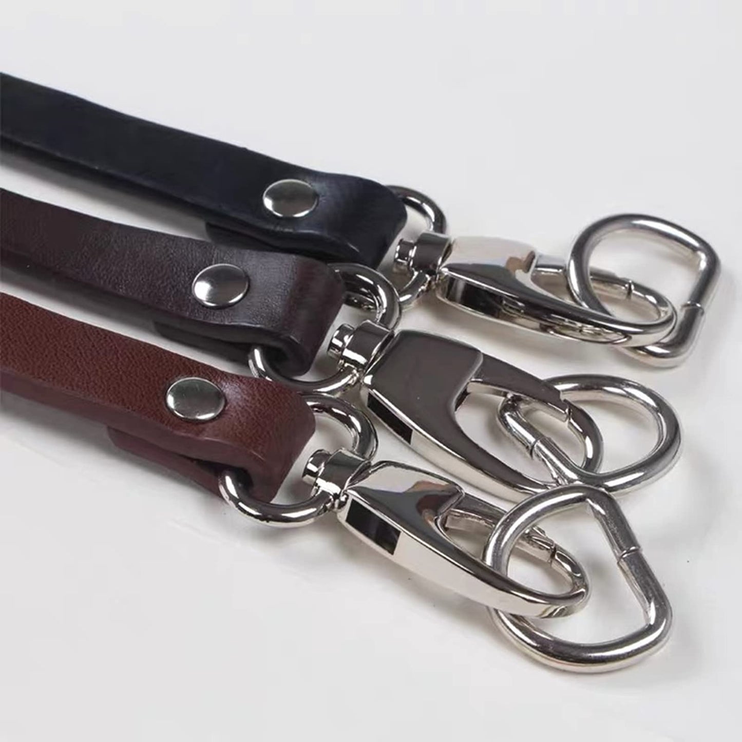 BTYMS 150 Pieces Metal D Rings 1 Inch Multi-Purpose Non Welded D Ring for Purse, Keychains Belts, Dog Collar, Buckle Strap Sewing Accessories