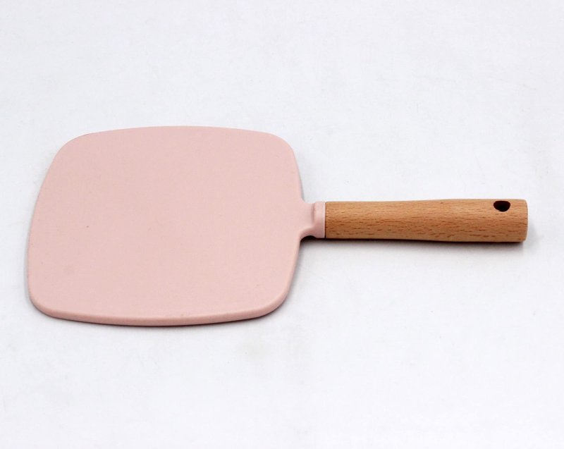 Eaoundm Hand Held Mirror for Makeup, Small Wood Hand Mirror Portable Travel Vanity Mirror for Men&Women 5.5W x 10L inch