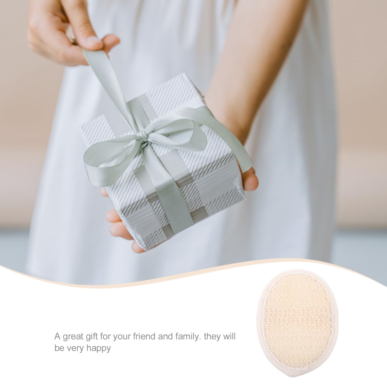 Healifty Disposable Loofah Exfoliating Shower Towel 10-Pack Soft Bath Brush Pads for Home Dorm Spa Body Scrub