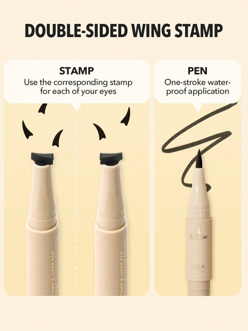 SHEGLAM Do It All 2-In-1 Eyeliner Waterproof Matte Eyeliner with A Eyeliner Remover