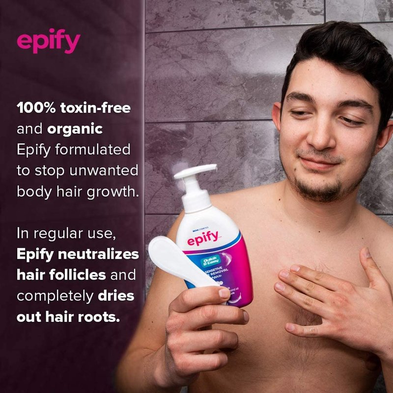 Epify Intimate Hair Removal Cream for Men & Women - Sensitive Area Formula | 8.45 Fl Oz