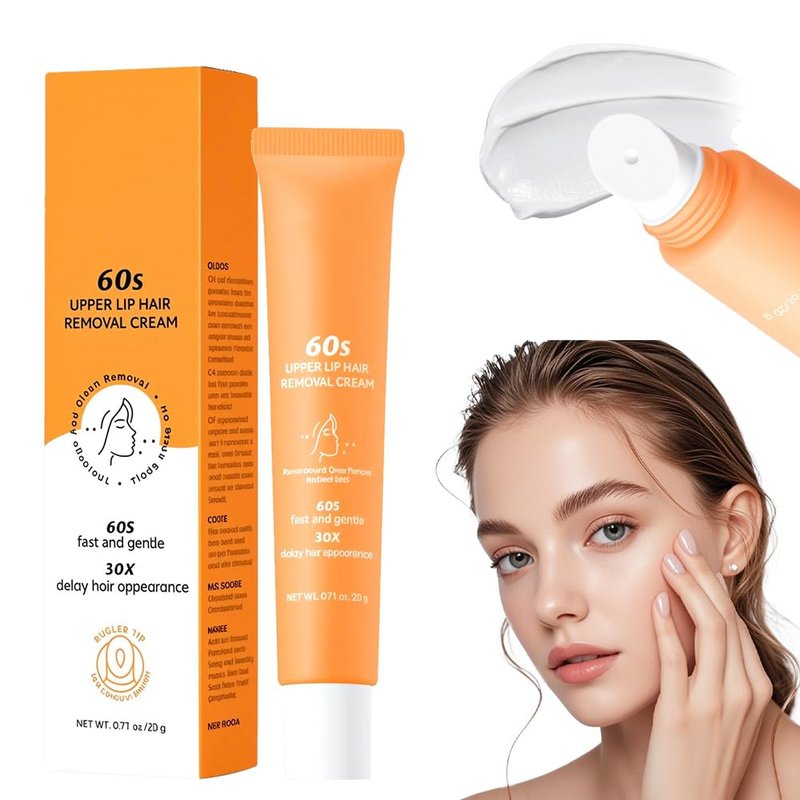 Hair Removal Cream for Women,2025 New Gentle Facial Hair Removal Cream With Scraper, Painless Hairs Removers for Body Face Lips (1)