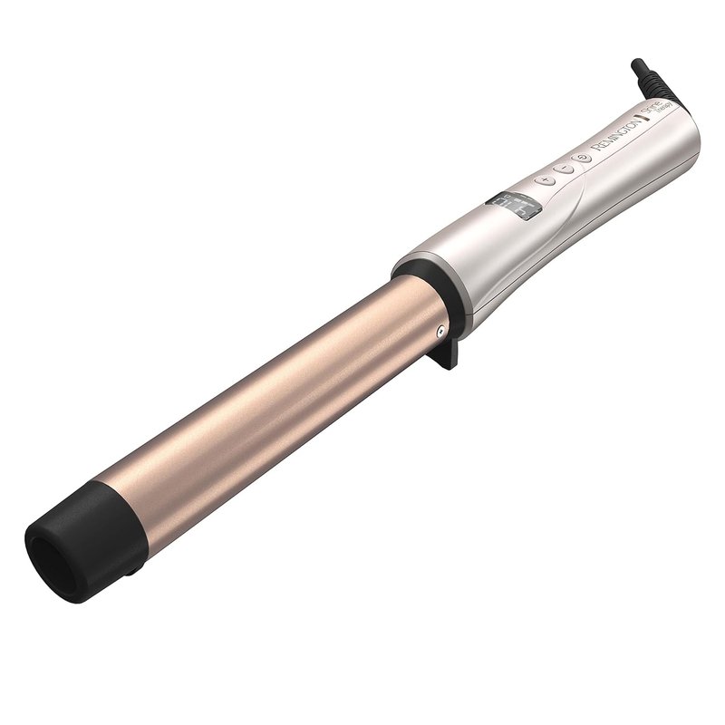 Remington Shine Therapy Curling Wand - 1 Inch Argan Oil & Keratin Infused for Loose Waves | Includes Heat Glove