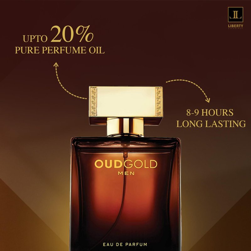 Liberty Oud Arabic Perfume for Men - Long-Lasting Luxury Oud & Fresh Citrus | 50ml EDP