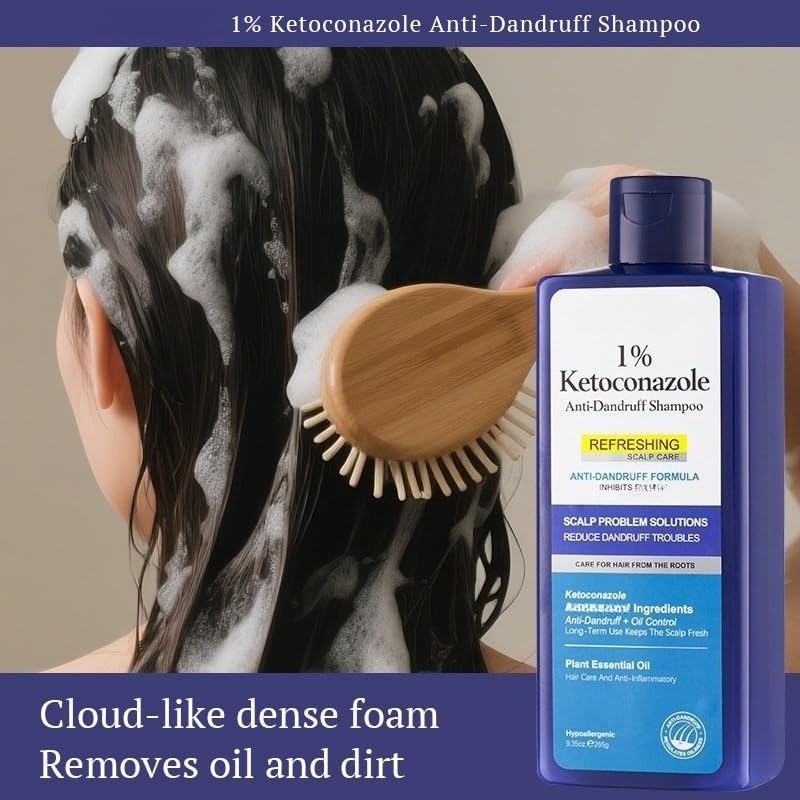 Ketoconazole | Anti-Dandruff Shampoo with 1% Ketoconazole - Fresh Scent, 9.35oz
