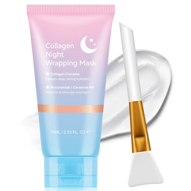 Frovetani Collagen Night Mask - Overnight Hydrolyzed Collagen Peel for Elasticity & Hydration | 150ml