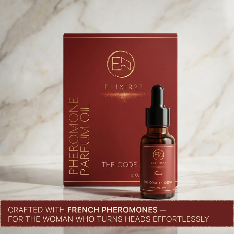 Pheromones Perfume Oil for Women - Luxury Long-Lasting Fragrance with Raspberry, Jasmine & Vanilla Notes | 10ml