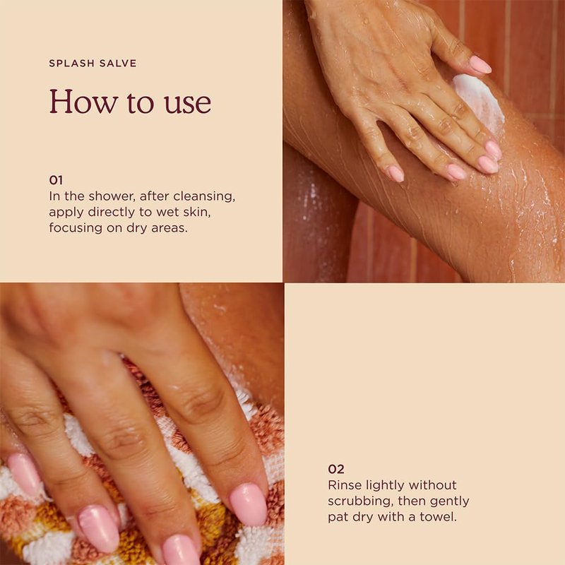 HANNI Splash Salve Body Mask - In-Shower Moisturizer with Coconut & Jojoba | Fragrance-Free, 250 mL