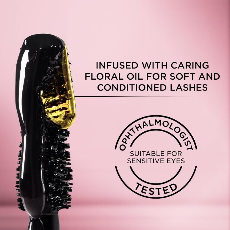 L'Oreal Paris Voluminous Lash Paradise Mascara - Intense Length & Voluptuous Volume, Latte Brown, 0.28 Fl Oz