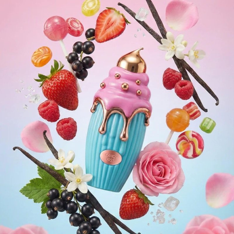 HOUSE OF DREAMS Candy Kiss Eau de Parfum (100ml) – Long-Lasting Sweet Candy Gourmand Fragrance, Fruity Berry Perfume for Women