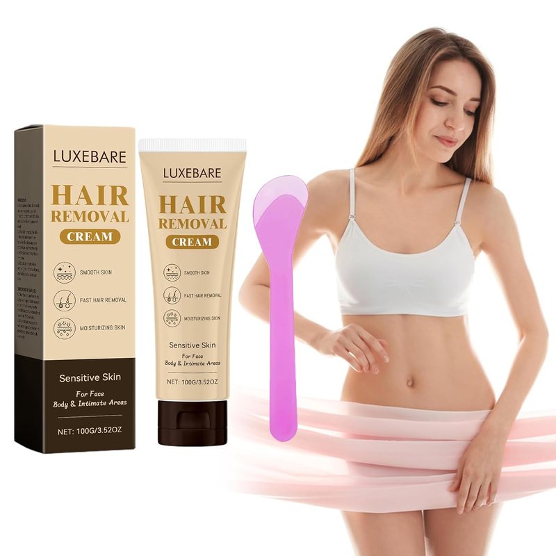 Regine Switzerland Hair Removal Cream - Sensitive Skin Formula for Face, Body & Bikini Area | Fragrance-Free, 100g