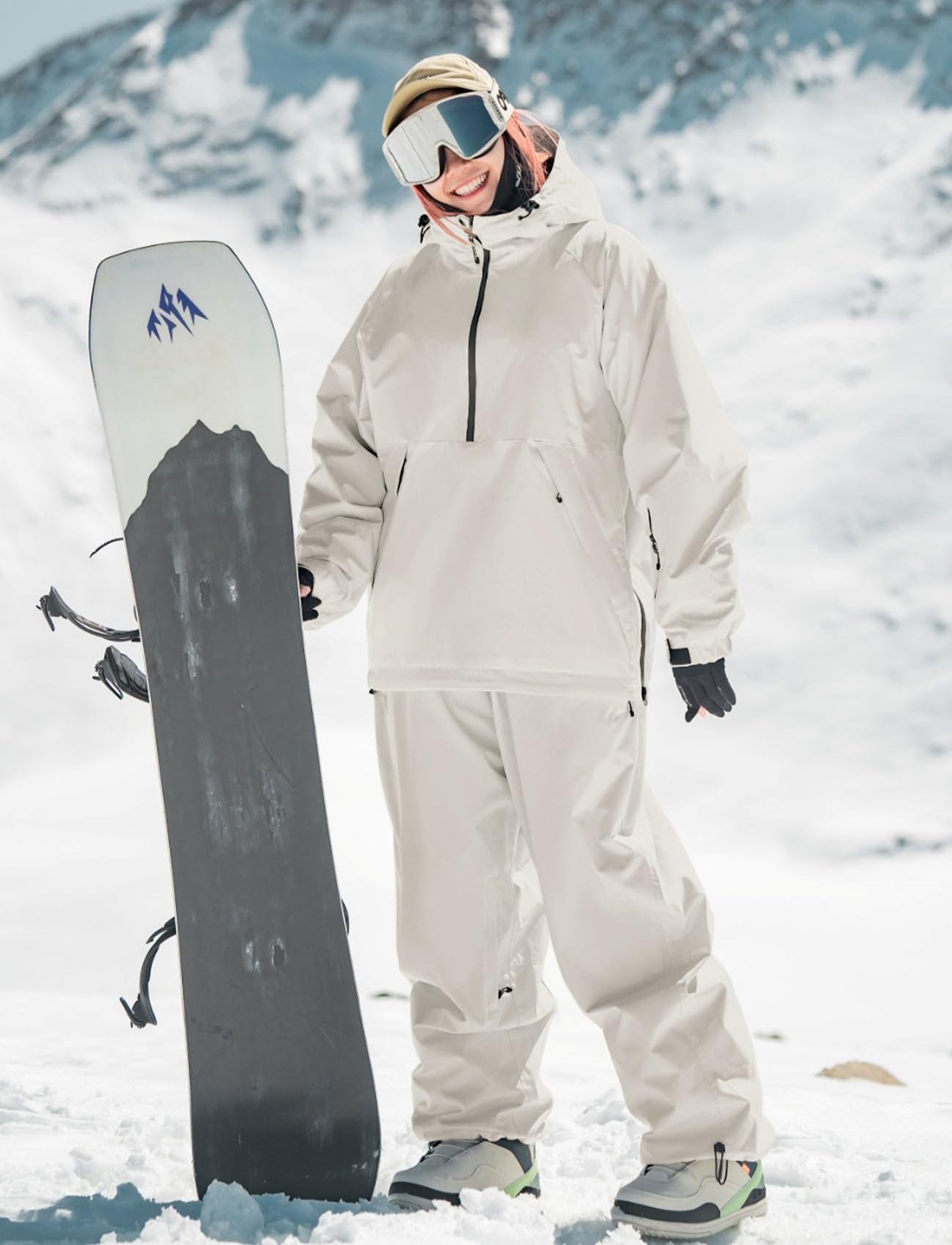 GSOU SNOW Womens Snowboard Jacket Men Snow Jacket Warm Waterproof Coat Ski Jacket for Winter Sport