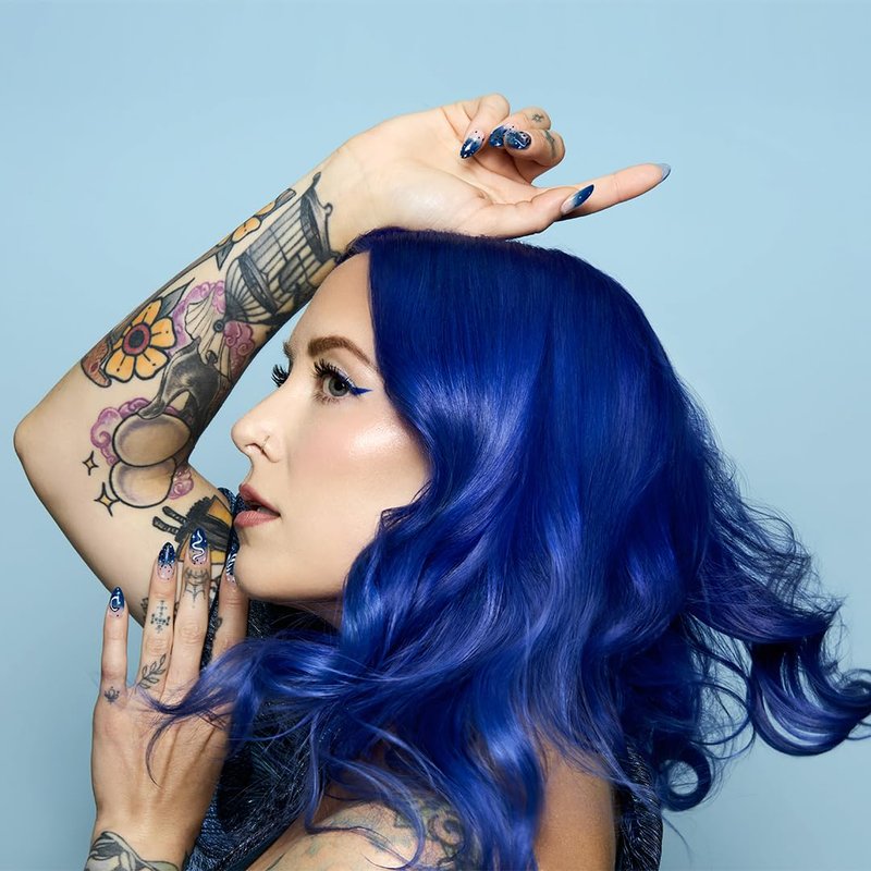 Arctic Fox Semi-Permanent Hair Color Dye - Vegan & Cruelty-Free Conditioning Formula | Midnight Blue, 5.6 fl oz