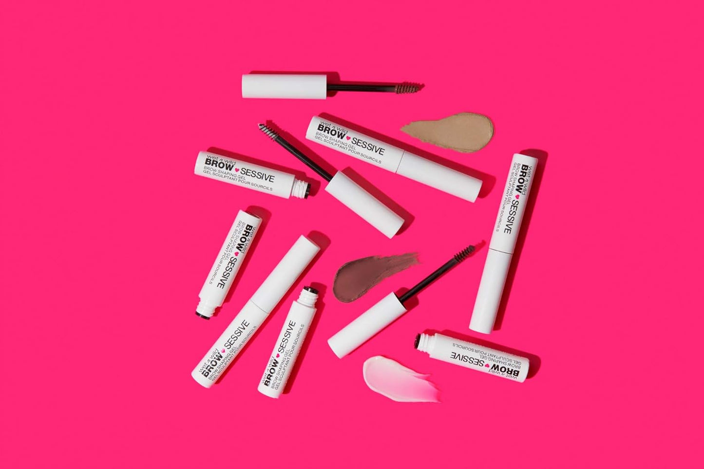 Wet n Wild Brow-Sessive Eyebrow Gel - Long-Lasting Brown Shaping Formula for Perfect Brows