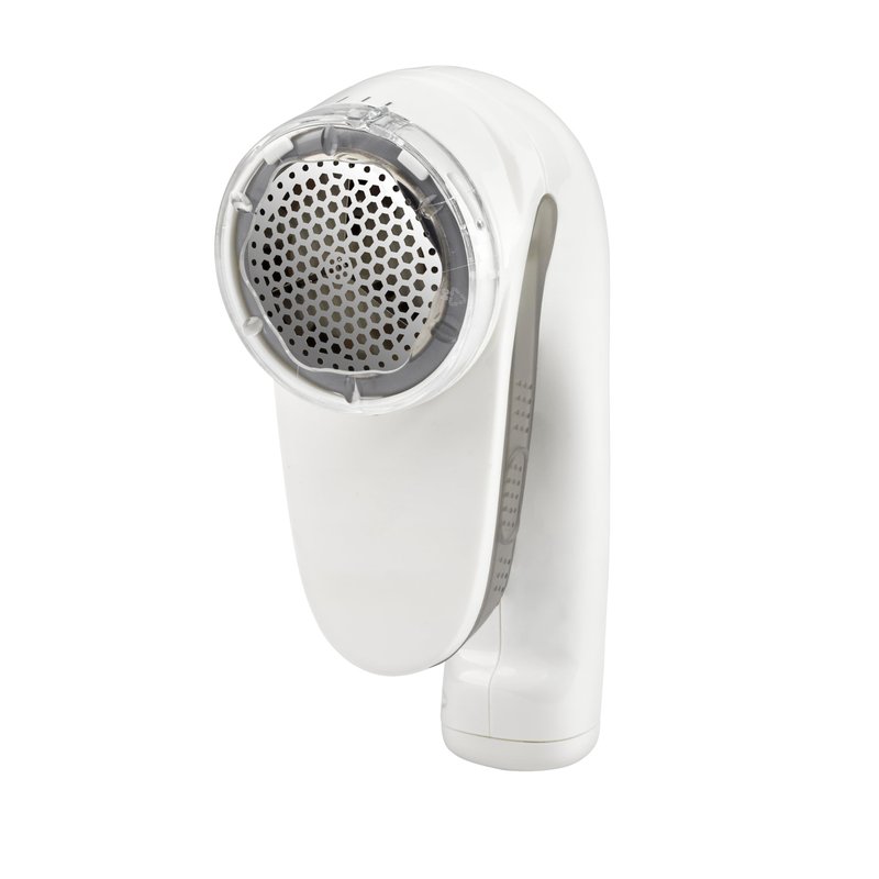 Conair Fabric Shaver and Lint Remover, Rechargeable Portable Clothes Shaver with 3 Settings, Fuzz Remover for Sweaters, Clothing, and Furniture, Large 2-Inch Shaving Head, White