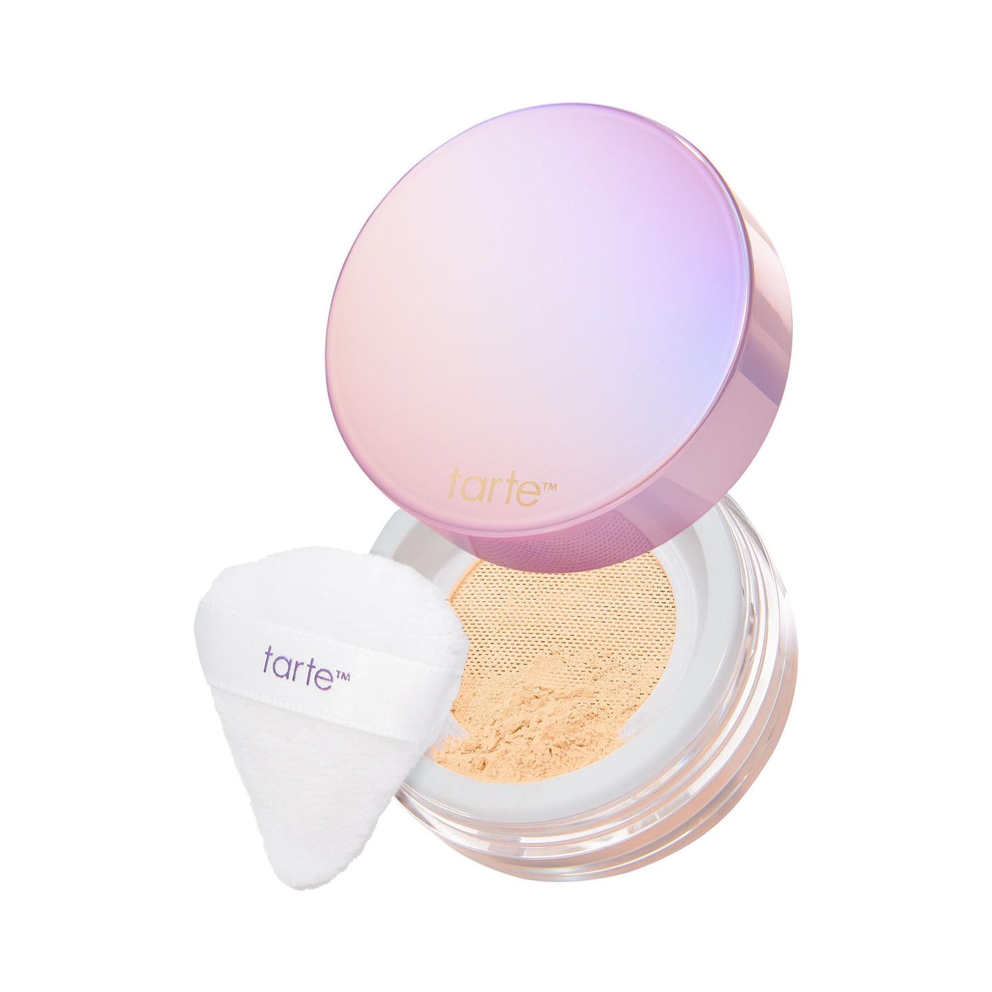 tarte creaseless setting powder – Loose Face Powder, Lightweight Oil-Absorbing Formula for Longwear Finish, Vegan & Cruelty-Free, full size, yellow