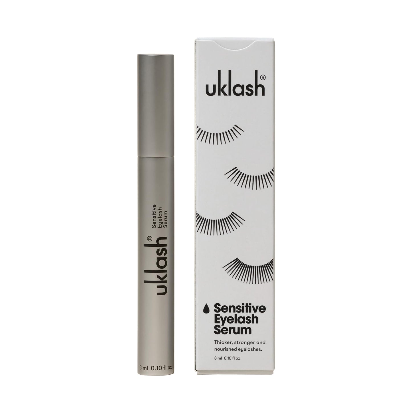 UKLASH Sensitive Eyelash Serum - #1 Rated Peptide Lash Serum for Fuller Lashes - Vegan & Cruelty-free - Designed for Sensitive Eyes