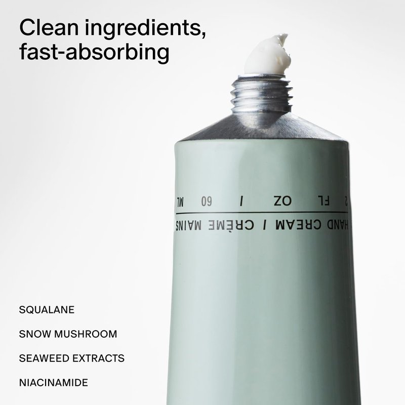 Salt & Stone Hand Cream for Women & Men | Hydrates, Nourishes & Softens Skin | Restores Dry Cracked Hands | Fast-Absorbing | Cruelty-Free & Vegan | Bergamot & Hinoki 2 fl oz