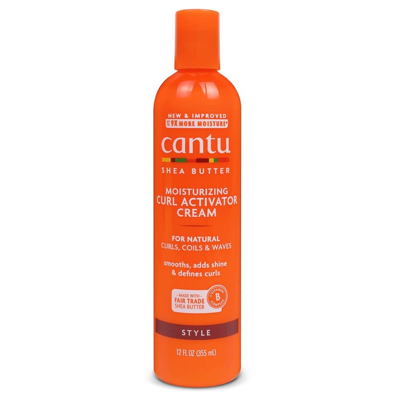 Cantu Shea Butter Curl Activator Cream - Moisturizing Formula for Natural Hair | 12 Fl Oz