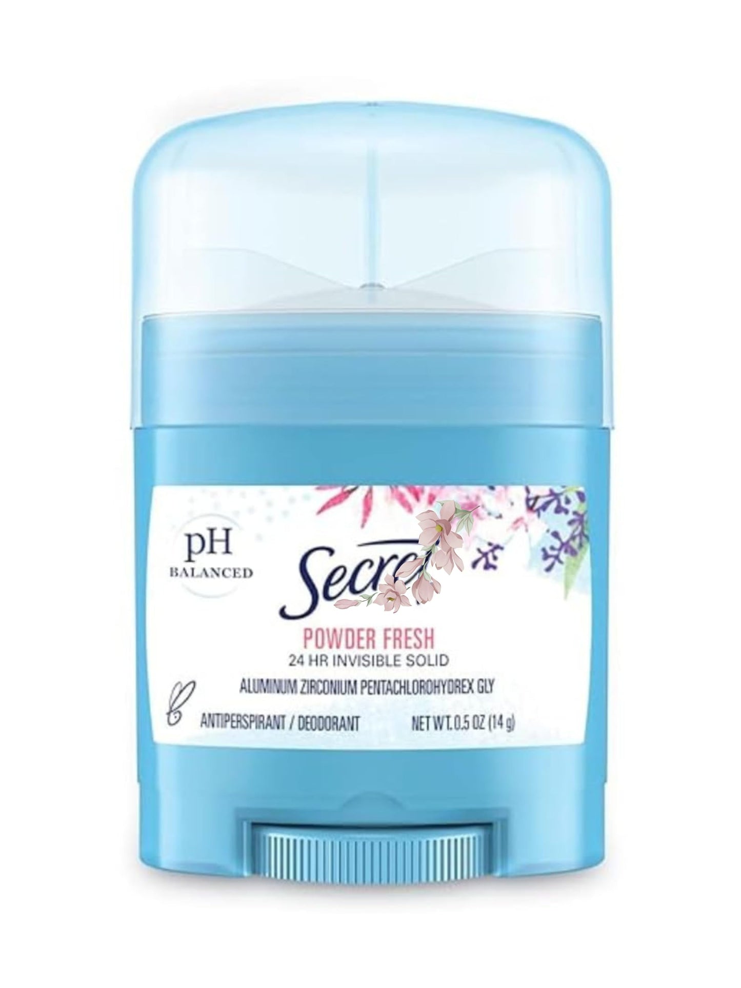 Secret Invisible Solid Antiperspirant and Deodorant, Powder Fresh, 0.5 Ounce Travel Size (Pack of 3), by Litezout