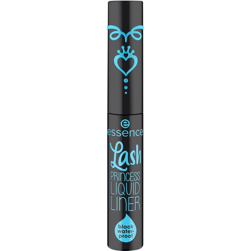 Essence Lash Princess Liquid Liner - Waterproof Black Smudge-Proof Matte Eyeliner with Ultra-Fine Brush Tip | Vegan & Cruelty-Free
