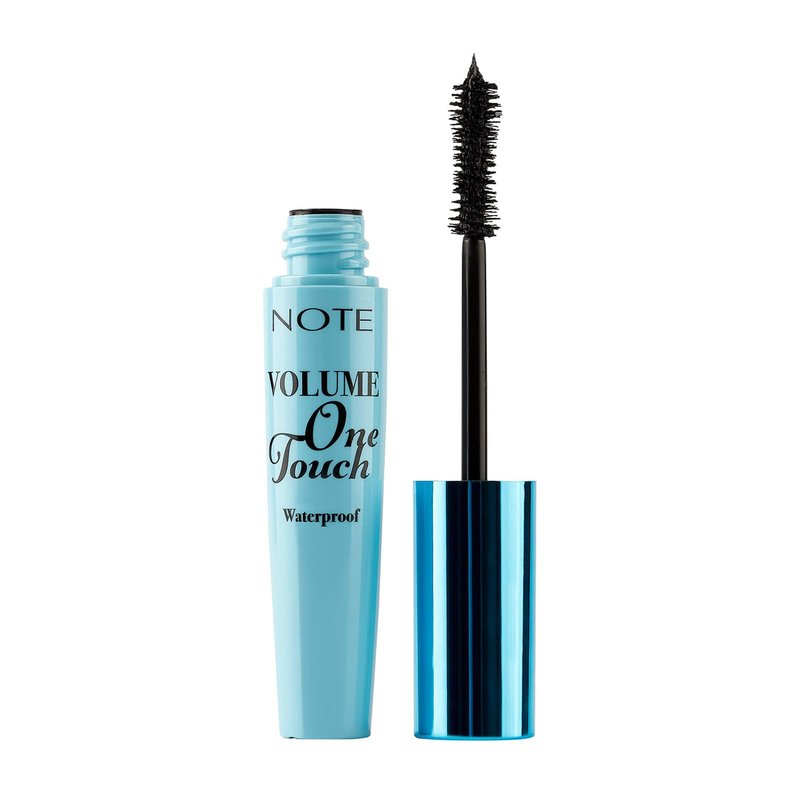 Note Cosmetique Volume One Touch Waterproof Mascara – Black Mascara for Volume and Length - Tear Proof Formula - 01 Black - 0.34 oz