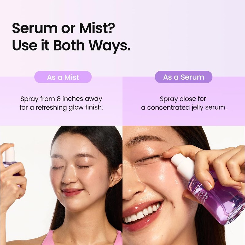 BIODANCE Caviar PDRN Jelly Serum Mist, Hydrating Face Mist, Revitalizing & Radiance Face Spray, Sprayable Hydrogel, Travel Essentials & Self Care Gifts for Women, Korean Skin Care | 1.69 fl.oz