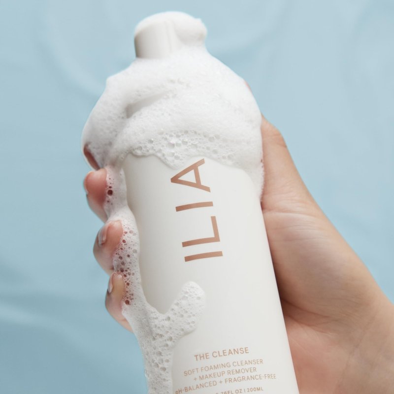 ILIA - The Cleanse Soft Foaming Cleanser + Makeup Remover | Replenish, Hydrate, Cleanse, Soften, Refresh Skin | Non-Toxic, Vegan, Cruelty-Free, Clean (6.76 fl oz | 200 ml)