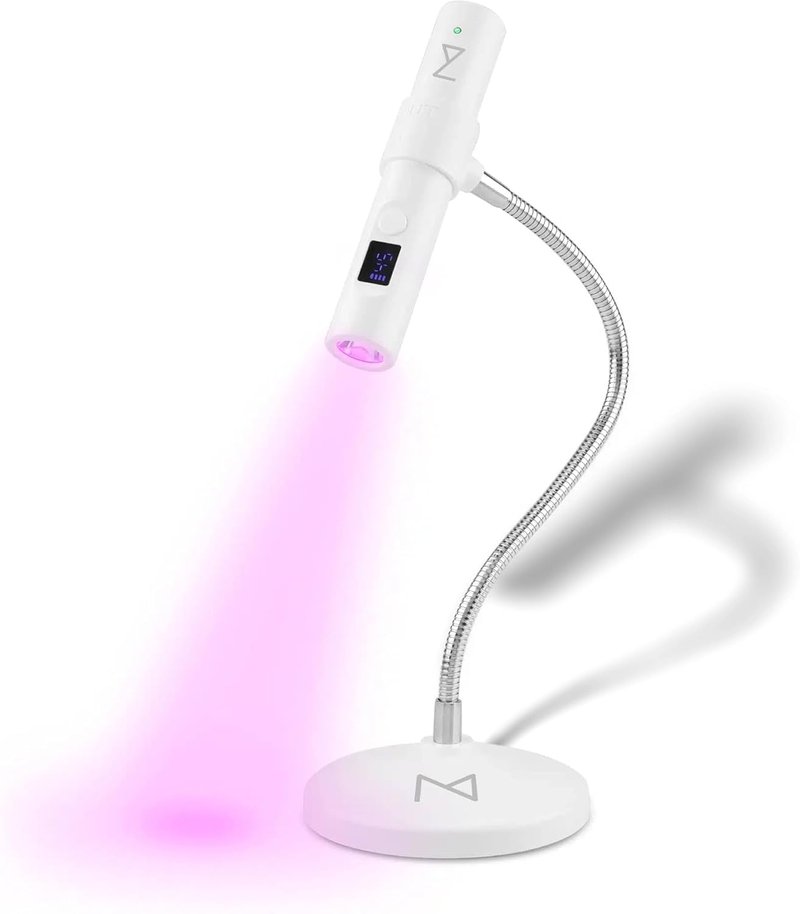 GlamCure GO Nail Flash Cure Lamp - Focus Beam Technology, Touch Screen, Portable LED & UV Light
