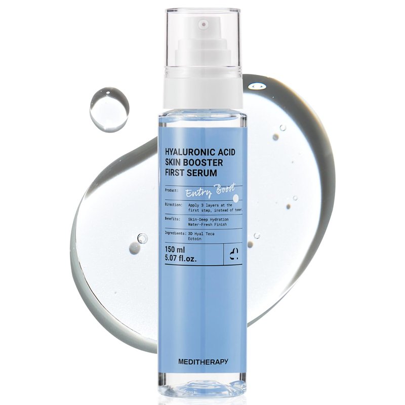 MEDITHERAPY Hyaluronic Acid Serum - Ultra Hydrating 150ml | Non-Sticky Anti-Aging Face Moisturizer for Glowing Skin