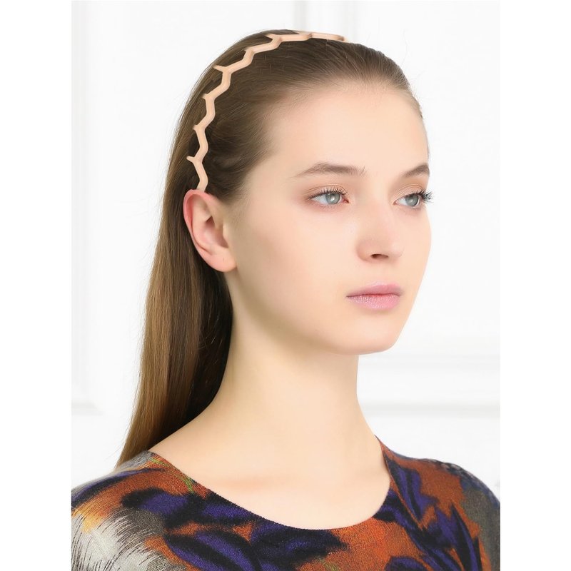 Jeffan Zig Zag Headbands, 5 Pack Plastic Wavy Hair Band with Comb Teeth Headbands for Women and Men Hair Styling Accessories