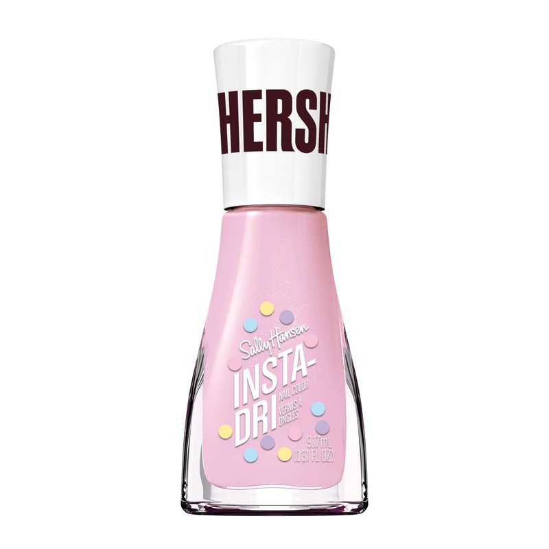 Sally Hansen Insta-Dri Hershey's Cookies 'n' Creme Eggs Nail Polish | Quick Dry, Long Lasting, Streak-Free Shine | Opaque, Glossy | 782 Spring Forward | Pastel Rosy Pink Nail Color