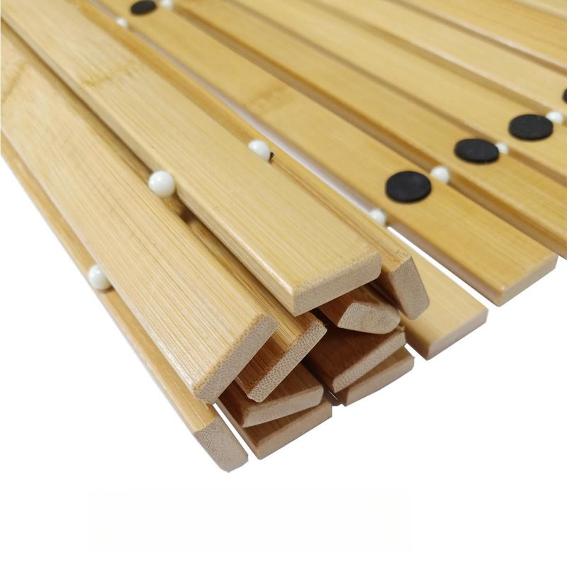 HJJKKH Bath Mat Rayon Derived from Bamboo, Foldable Floor Shower Bath Mat for Bathroom, Bathtub, Shower, Sauna, Hot Tub
